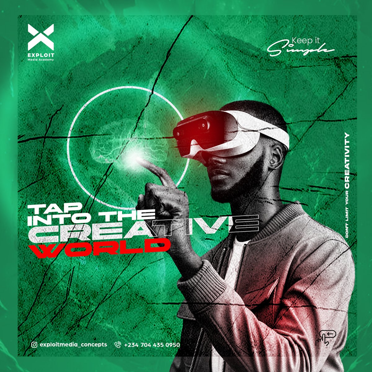 Exploit Media Academy – Awareness Poster