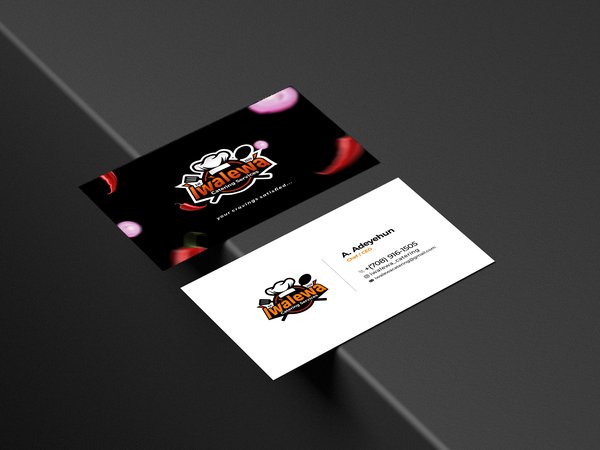 Iwalewa Catering – Business Card & Brand Identity